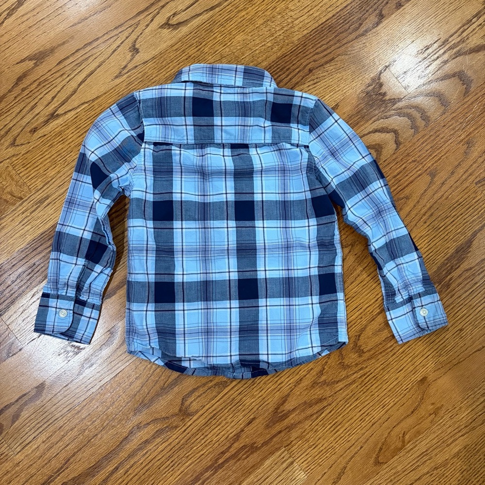 OshKosh Plaid Button Down Shirt - Picture 2 of 6